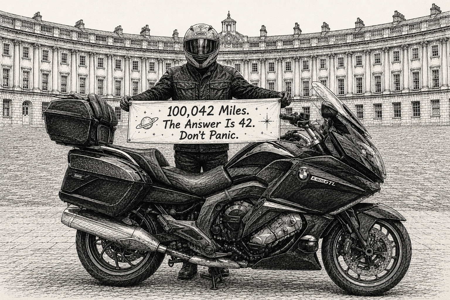 100,042 Miles : it made me think.